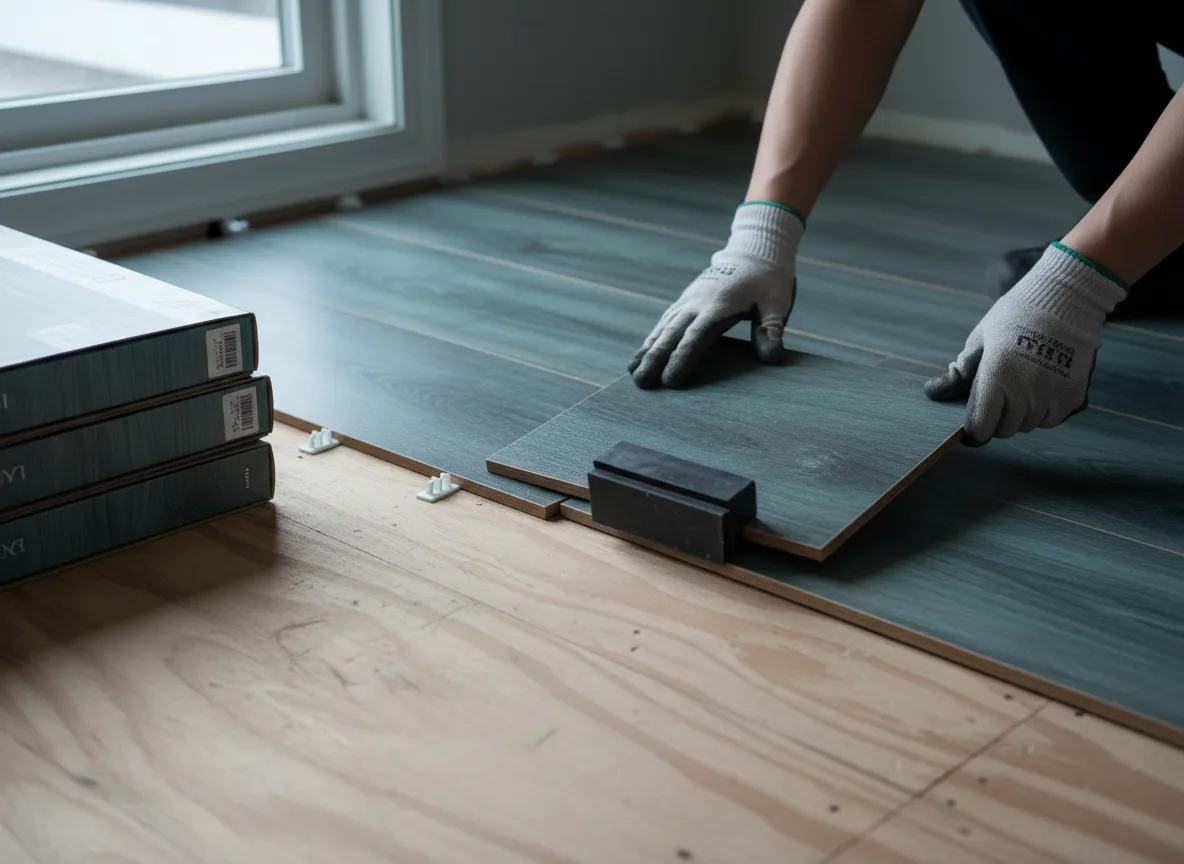 Luxury Vinyl Plank Installation company in Columbus City, IA